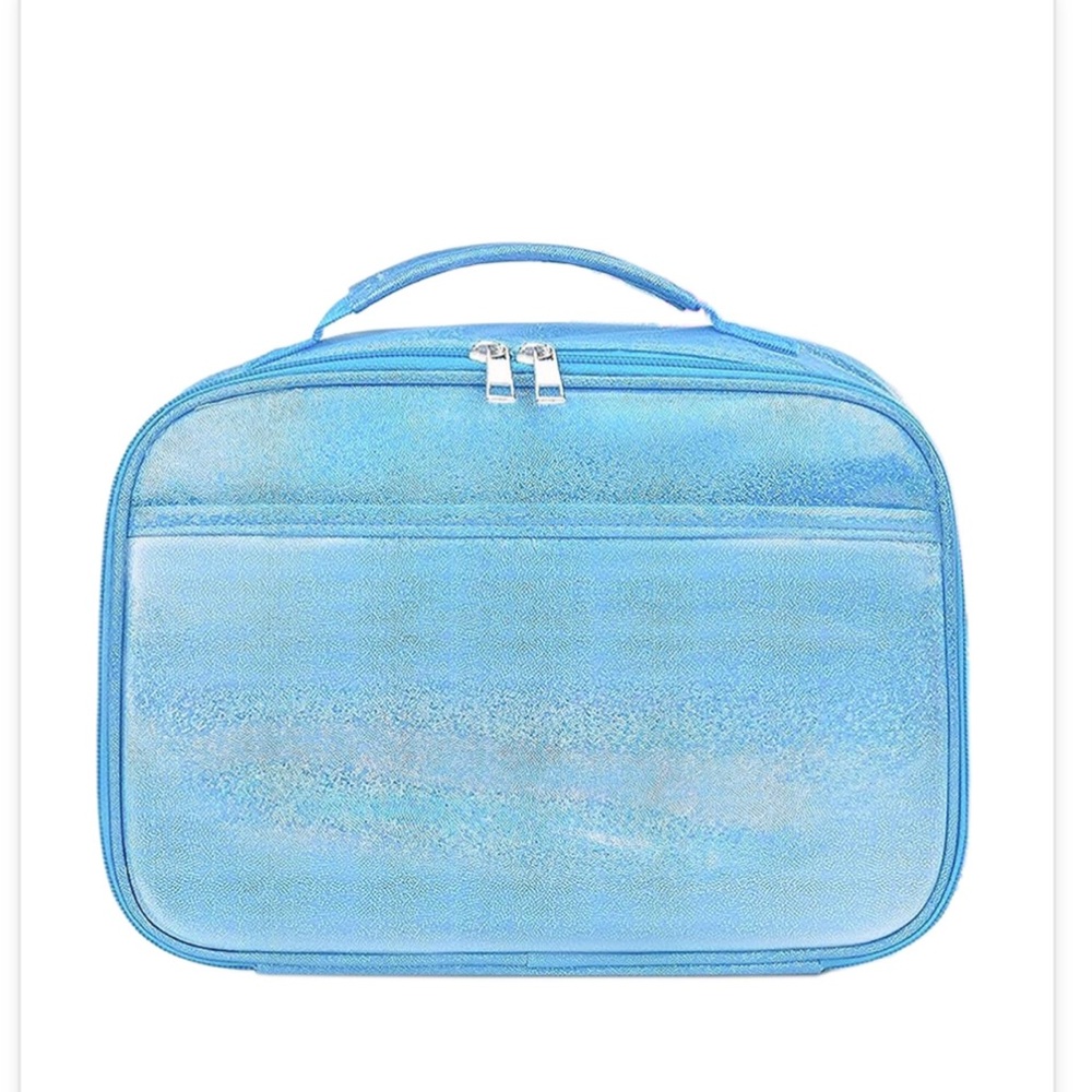 Mermaid Blue Sparkly Insulated Lunch Bag